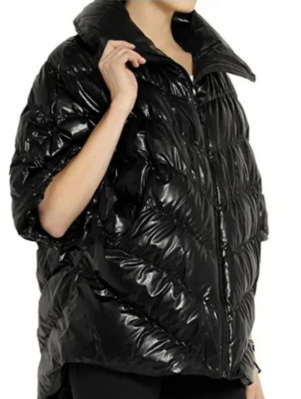 Nike Cascade Down Puffer Poncho Jacket Sz M Retail $300